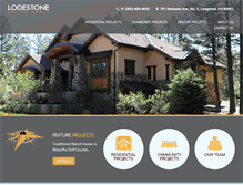 Tablet Screenshot of lodestonedesign.com